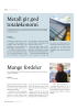 Metall gir god totaløkonomi