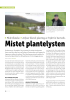 Mistet plantelysten