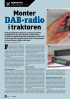 Monter DAB-radio i traktoren
