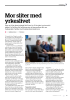 Mor sliter med yrkeslivet