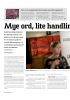 Mye ord, lite handling