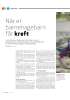 Når et barnehagebarn får kreft