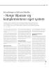 - Norge tilpasser og komplementerer eget system