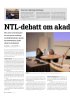 NTL-debatt om akademisk frihet