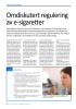 Omdiskutert regulering av e-sigaretter