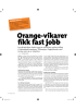 Orange-vikarer ppkk fast jobb