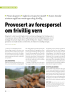 Provosert av forespørsel om frivillig vern