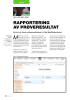 RAPPORTERING AV PRØVERESULTAT