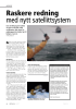 Raskere redning med nytt satellittsystem