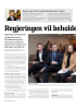Regjeringen setter tak på lederlønninger i staten