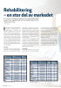 Rehabilitering - en stor del av markedet