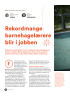 Rekordmange barnehagelærere blir i jobben