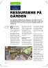 RESSURSENE PÅ GÅRDEN
