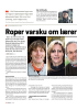 Roper varsku om lærer mangel