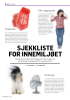 SJEKKLISTE FOR INNEMILJØET