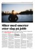 Sliter med smerter etter slag på jobb