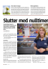 Slutter med nulltimerskontrakter