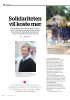 Solidariteten vil koste mer