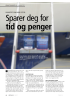 Sparer deg for tid og penger
