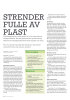 STRENDER FULLE AV PLAST