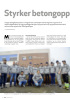 Styrker betongopplæringen