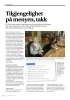 Tilgjengelighet på menyen, takk
