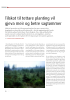 Tilskot til tettare planting vil gjeva meir og betre sagtømmer