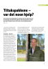 Tiltakspakkene - var det noen hjelp?