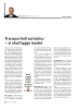 Transportinfrastruktur - vi skal bygge landet