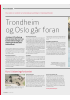 Trondheim og Oslo går foran