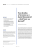 Two decades of zirconia as a dental biomaterial - what have we learned?