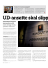 UD-ansatte skal slippe å legge ut for reiser