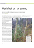 Uenighet om spredning