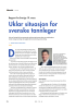 Uklar situasjon for svenske tannleger