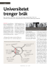 Universitetet trenger bråk