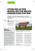UTVIKLING AV NYE MODELLER FOR MELKEEGENSKAPER FOR NRF