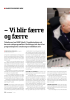 - Vi blir færre og færre