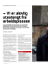 - Vi er ulovlig utestengt fra arbeidsplassen