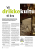 Vil drikkekulturen til livs