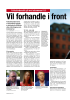 Vil forhandle i front