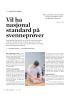 Vil ha nasjonal standard på svenneprøver