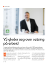YS gleder seg over satsing på arbeid