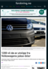 1200 vil dø av utslipp fra Volkswagens jukse-biler