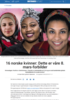 16 norske kvinner: Dette er våre 8. mars-forbilder