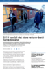 2019 kan bli det store reform-året i norsk bistand