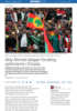 Abiy Ahmed skaper forsiktig optimisme i Etiopia