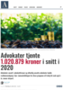 Advokater tjente 1.020.879 kroner i snitt i 2020