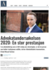 Advokatundersøkelsen 2020: En stor prestasjon