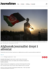 Afghansk journalist drept i attentat