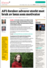 AFI-forsker advarer sterkt mot bruk av lønn som motivator